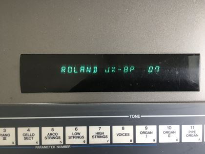 Roland-JX-8P (a couple of keys sluggish)